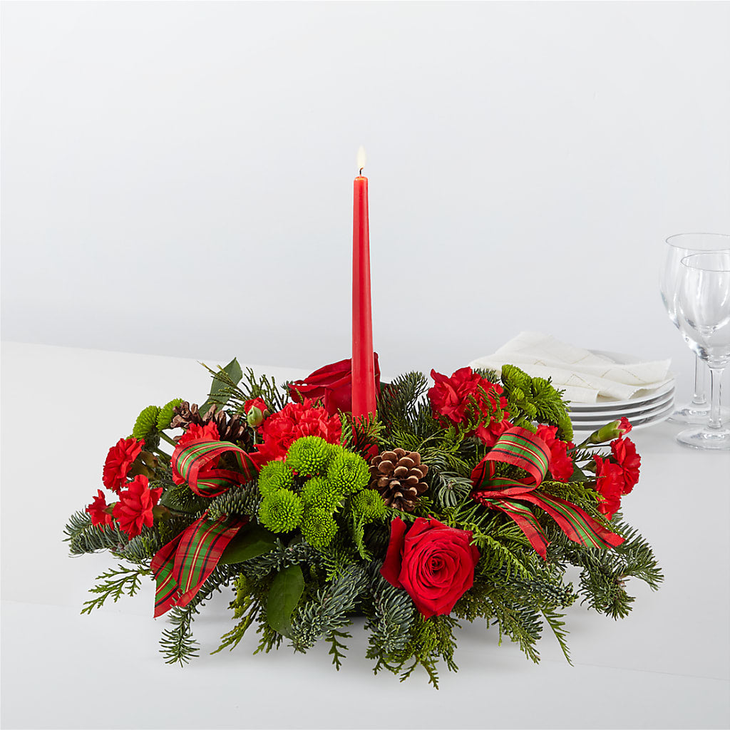 By the Candlelight Centerpiece – LEE'S FLORIST & GREENHOUSE, Center Line MI