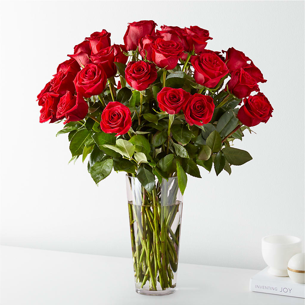 Long Stem Red Rose Bouquet – LEE'S FLORIST & GREENHOUSE, Center Line MI