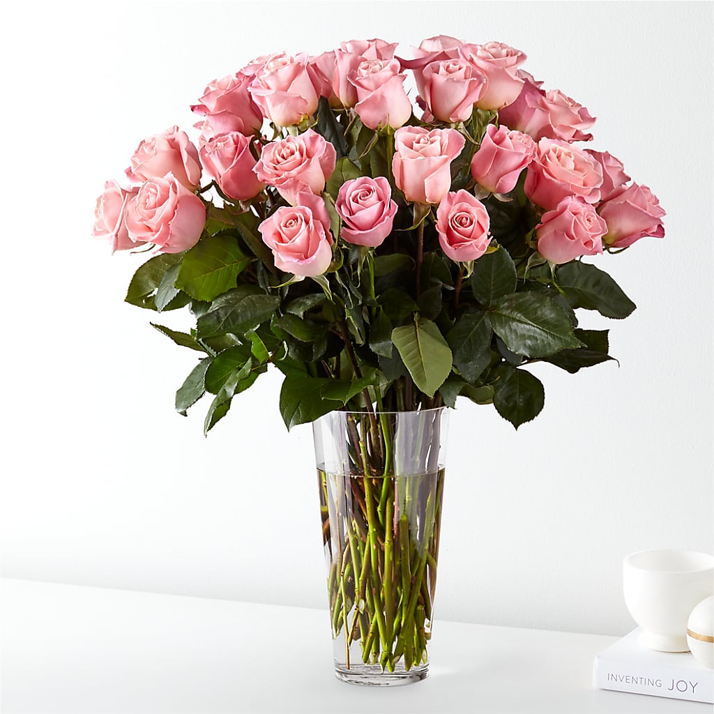 Long Stem Pink Rose Bouquet – LEE'S FLORIST & GREENHOUSE, Center Line MI