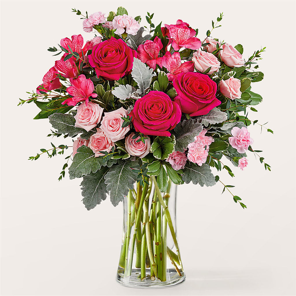 Tickled Pink Bouquet – LEE'S FLORIST & GREENHOUSE, Center Line MI