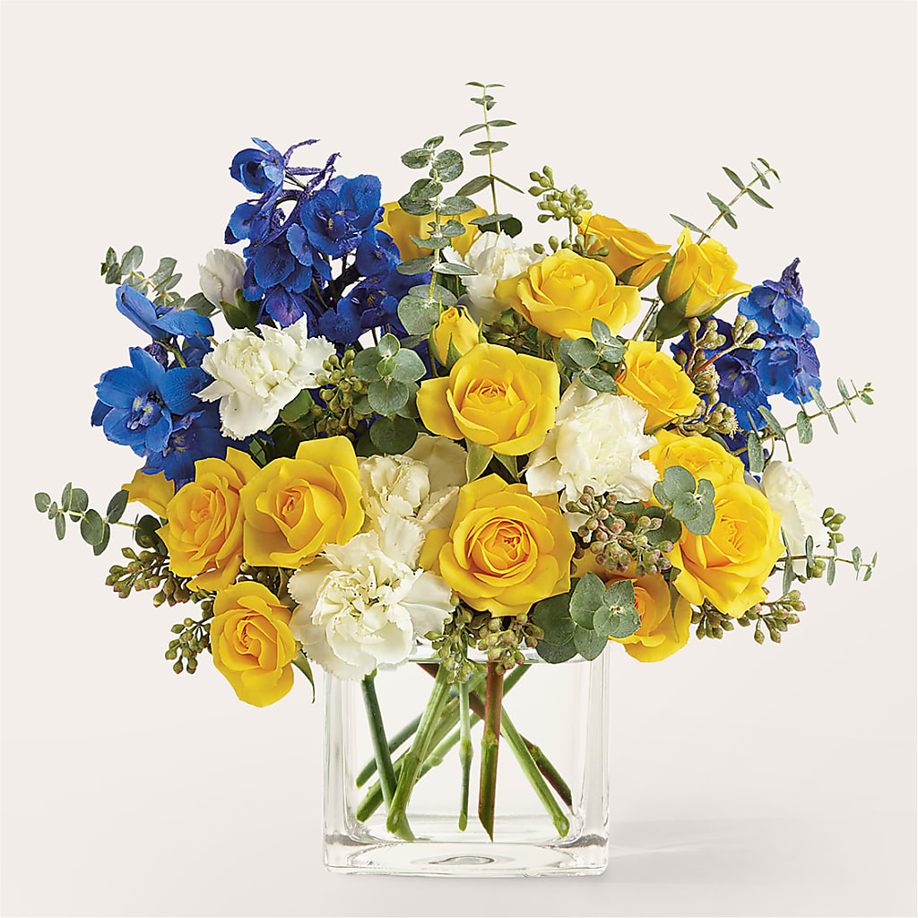 Sparkling Citrine Bouquet – LEE'S FLORIST & GREENHOUSE, Center Line MI