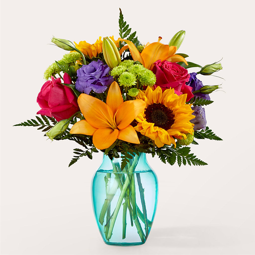 Double Rainbow Bouquet – LEE'S FLORIST & GREENHOUSE, Center Line MI