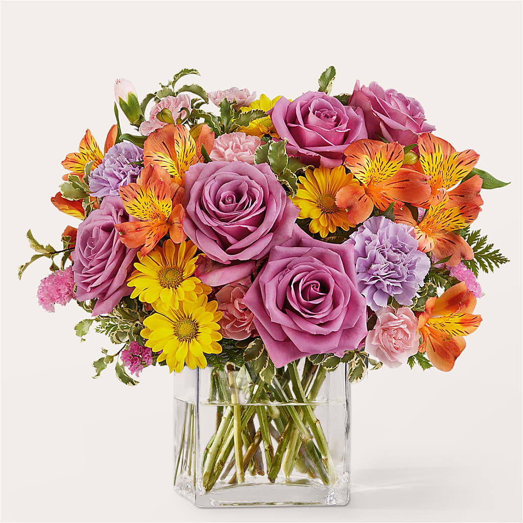 Shades of Happiness Bouquet – LEE'S FLORIST & GREENHOUSE, Center Line MI