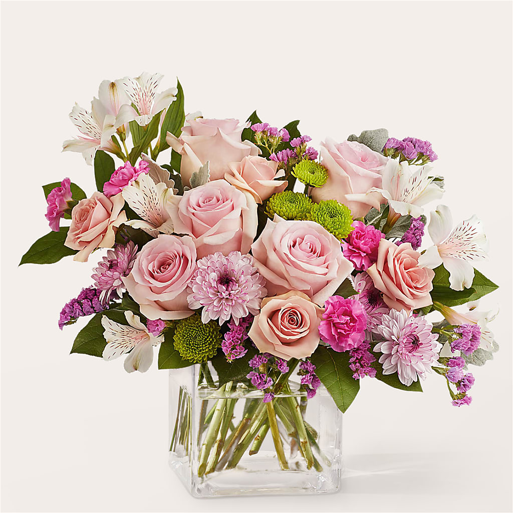 Pink Suede Bouquet – LEE'S FLORIST & GREENHOUSE, Center Line MI
