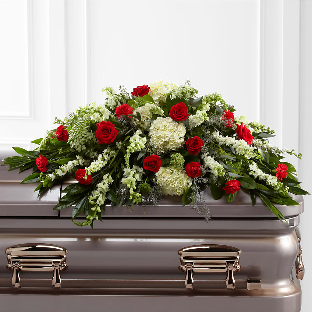 Sincerity Casket Spray – LEE'S FLORIST & GREENHOUSE, Center Line MI