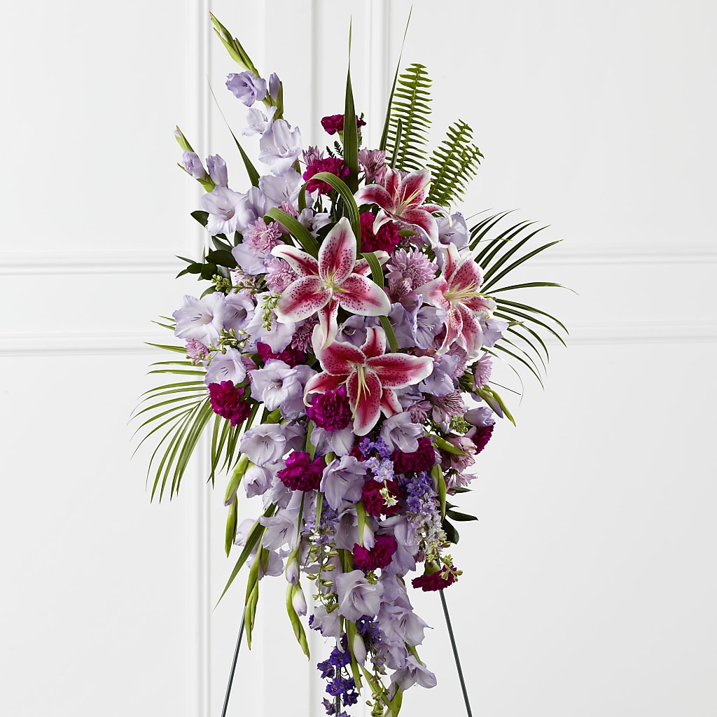 Tender Touch Standing Spray – LEE'S FLORIST & GREENHOUSE, Center Line MI