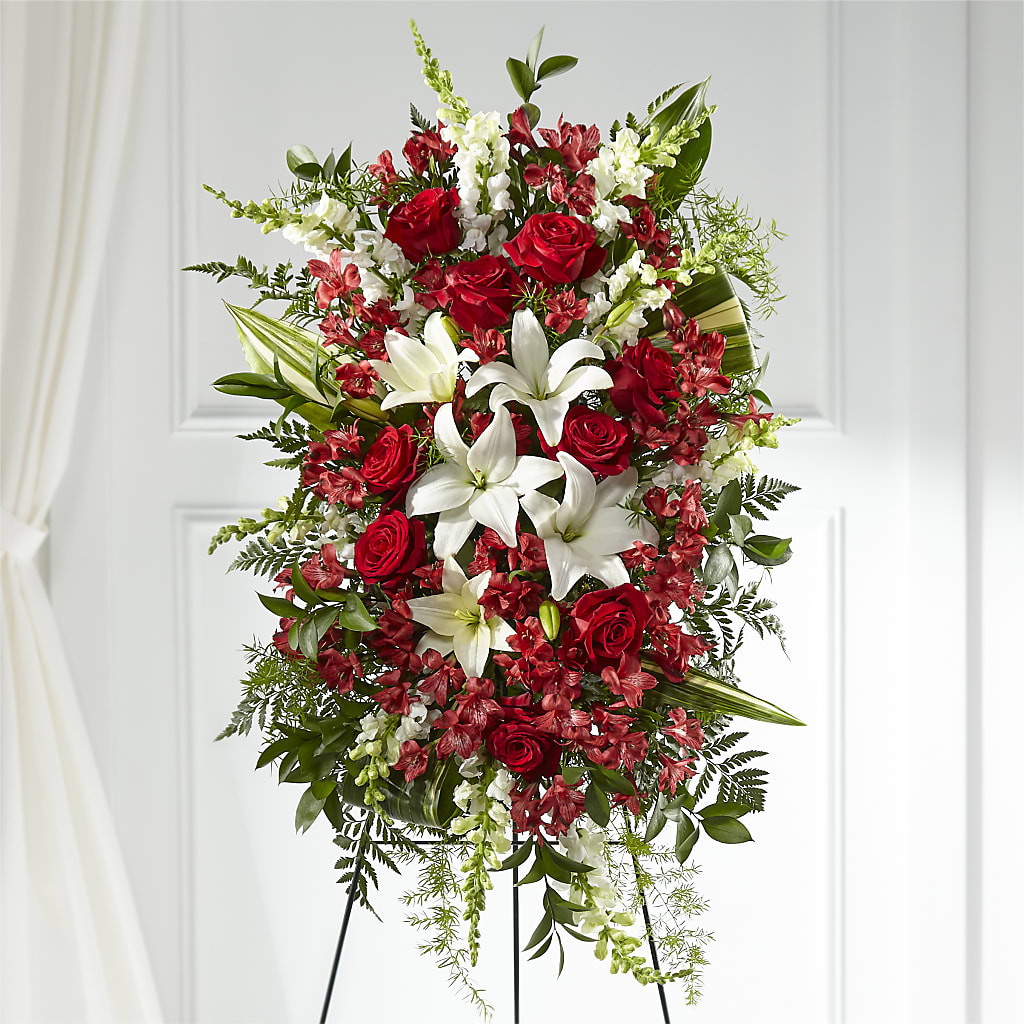 Everlasting Memory Standing Spray – LEE'S FLORIST & GREENHOUSE, Center Line MI