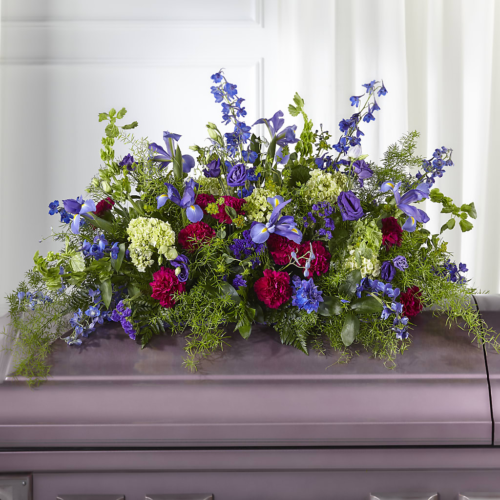 Always Treasured Casket Spray – LEE'S FLORIST & GREENHOUSE, Center Line MI