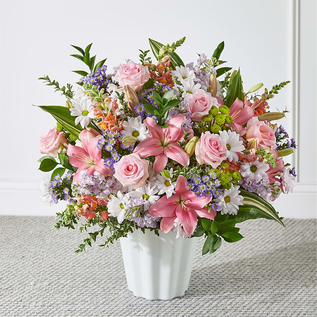 Abundant Compassion Floor Basket – LEE'S FLORIST & GREENHOUSE, Center Line MI