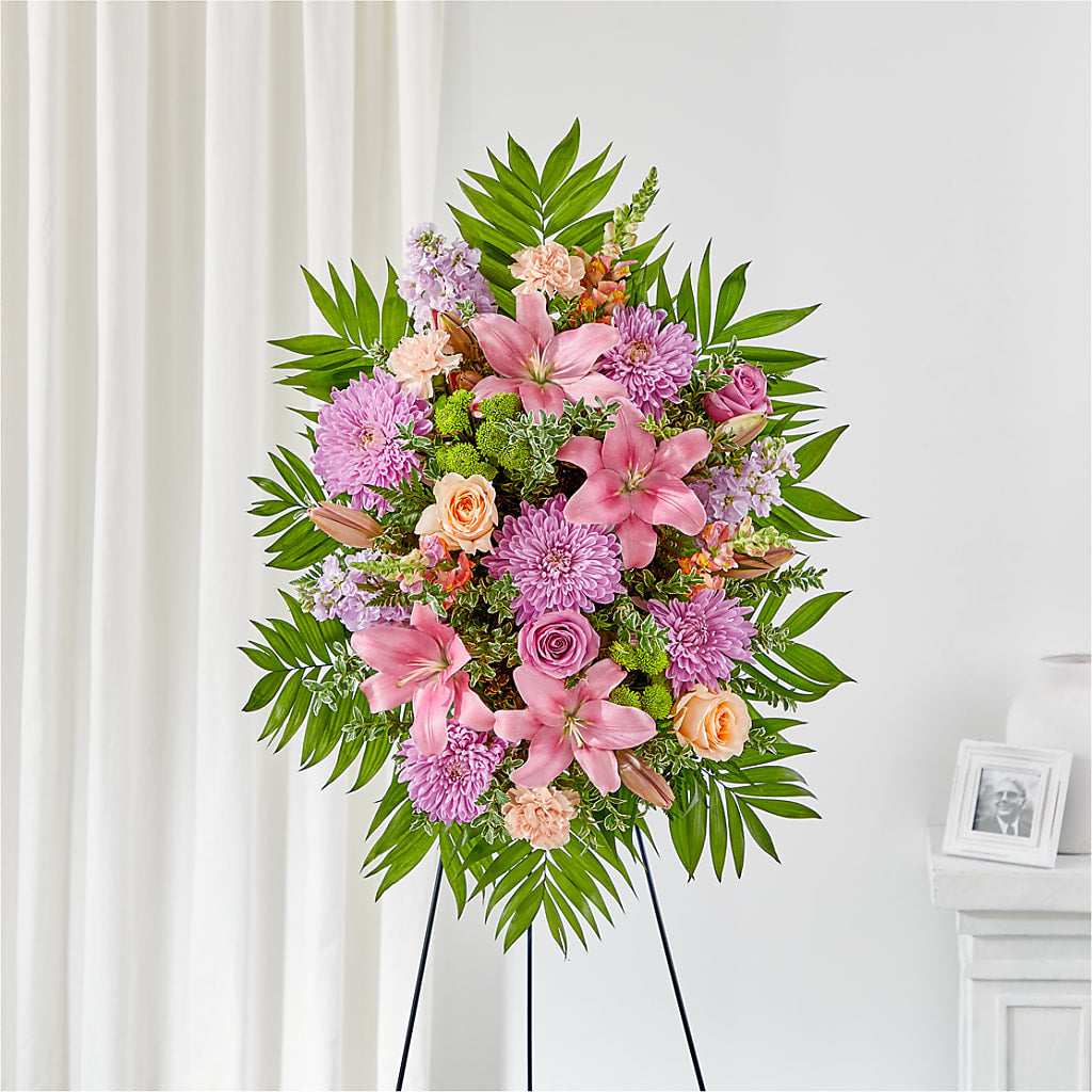 Love & Light Standing Spray – LEE'S FLORIST & GREENHOUSE, Center Line MI