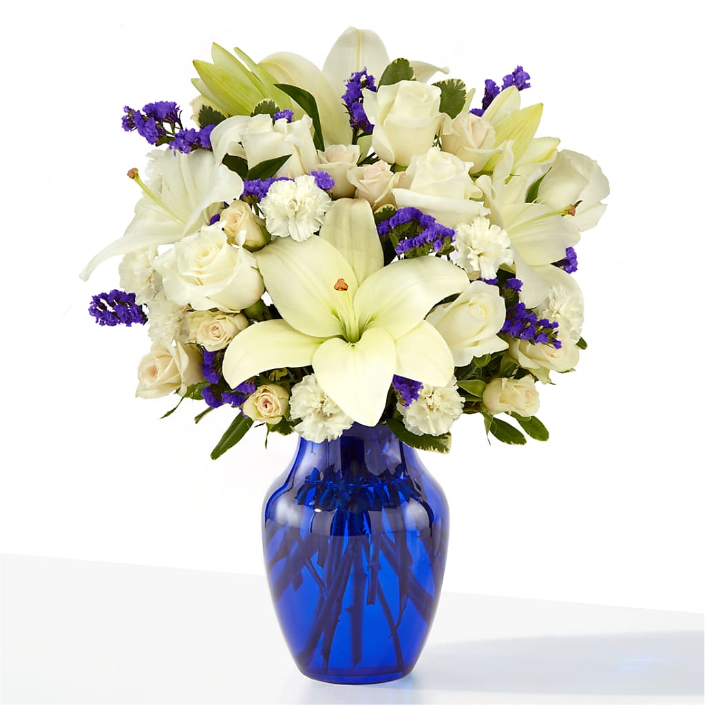 Sapphire Rush Bouquet – LEE'S FLORIST & GREENHOUSE, Center Line MI
