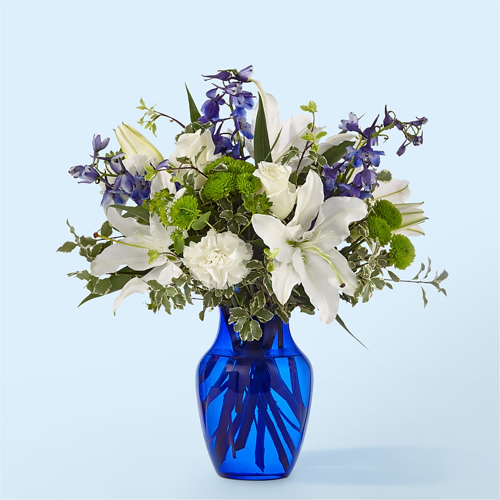 Santorini Bouquet – LEE'S FLORIST & GREENHOUSE, Center Line MI