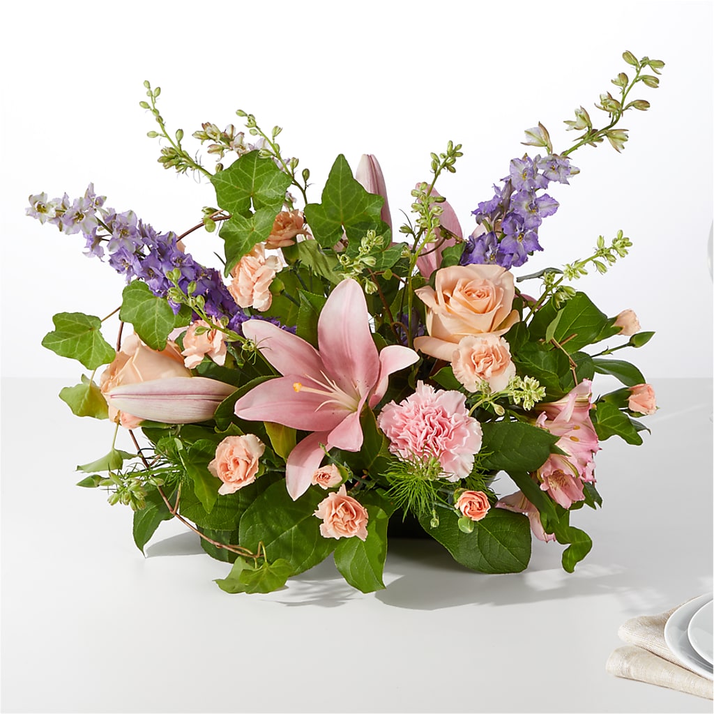 Blossom Time Centerpiece – LEE'S FLORIST & GREENHOUSE, Center Line MI
