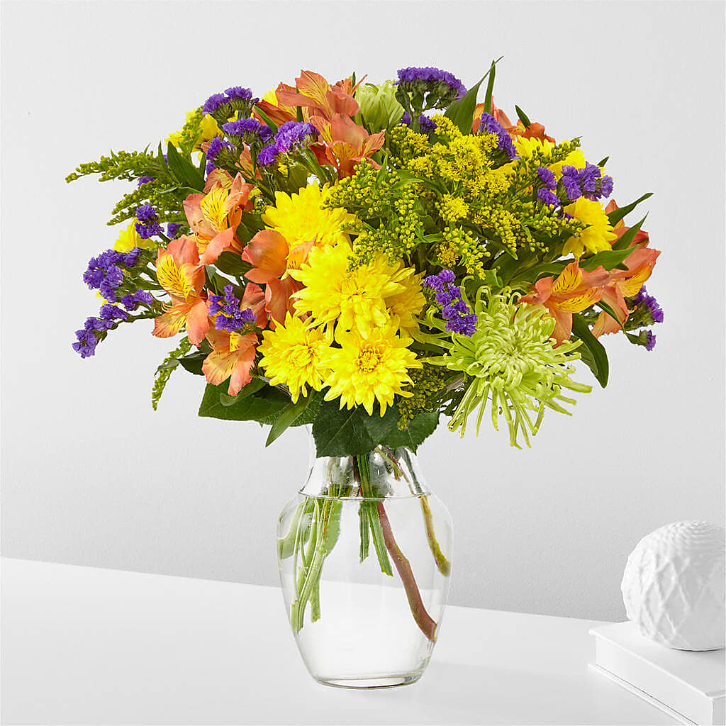 Marmalade Skies Bouquet – LEE'S FLORIST & GREENHOUSE, Center Line MI