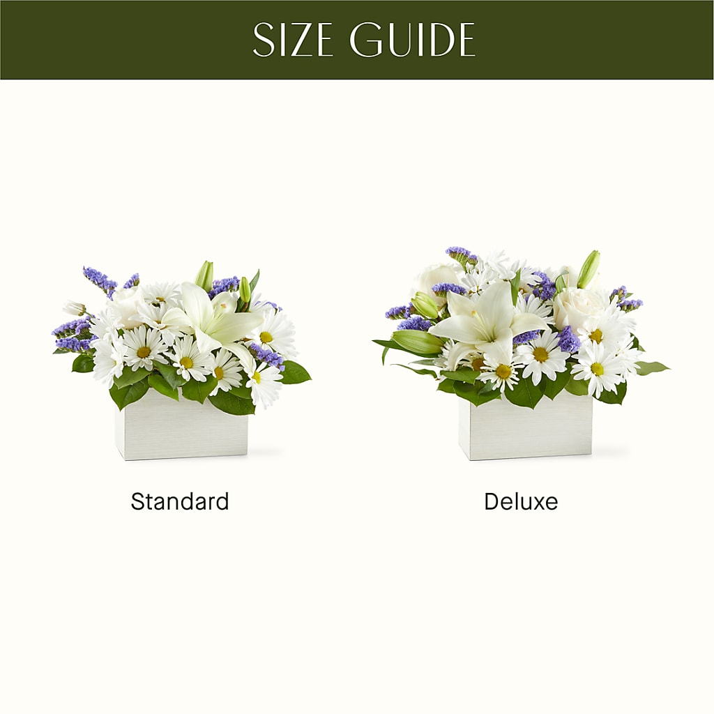 Beyond Blue Box Bouquet – LEE'S FLORIST & GREENHOUSE, Center Line MI
