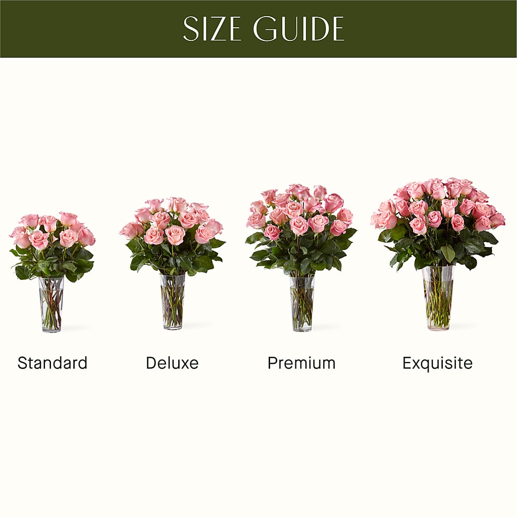 Long Stem Pink Rose Bouquet – LEE'S FLORIST & GREENHOUSE, Center Line MI