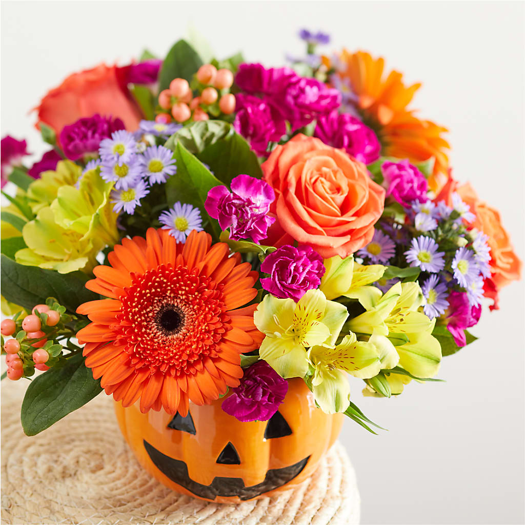 Tricks & Treats Pumpkin – LEE'S FLORIST & GREENHOUSE, Center Line MI