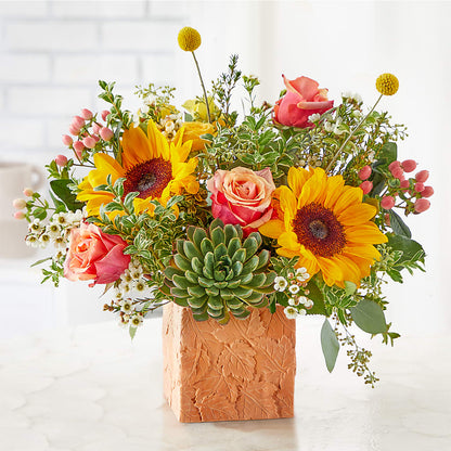 Sunflower Season Bouquet – LEE'S FLORIST & GREENHOUSE, Center Line MI