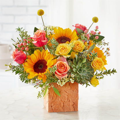 Sunflower Season Bouquet – LEE'S FLORIST & GREENHOUSE, Center Line MI