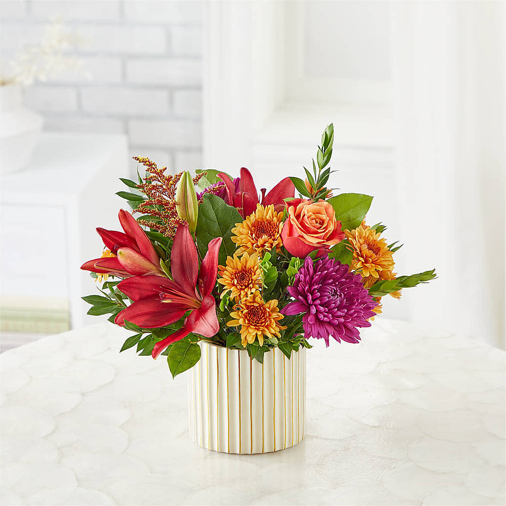 Burgundy Landscape Bouquet – LEE'S FLORIST & GREENHOUSE, Center Line MI