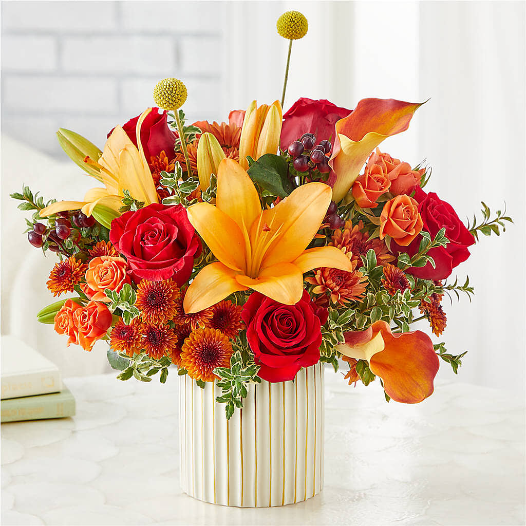 Scarlet Skies Bouquet – LEE'S FLORIST & GREENHOUSE, Center Line MI