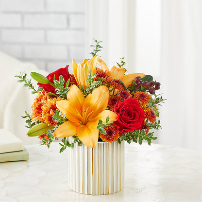 Scarlet Skies Bouquet – LEE'S FLORIST & GREENHOUSE, Center Line MI