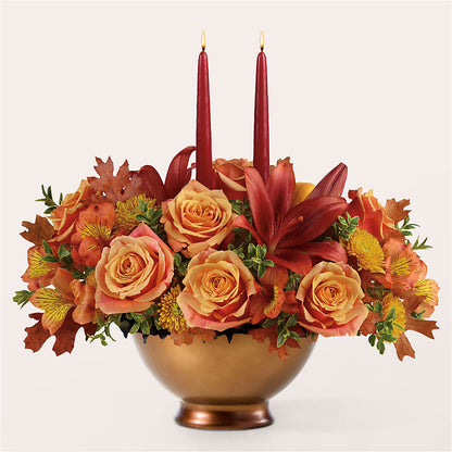 Harvest Table Centerpiece – LEE'S FLORIST & GREENHOUSE, Center Line MI