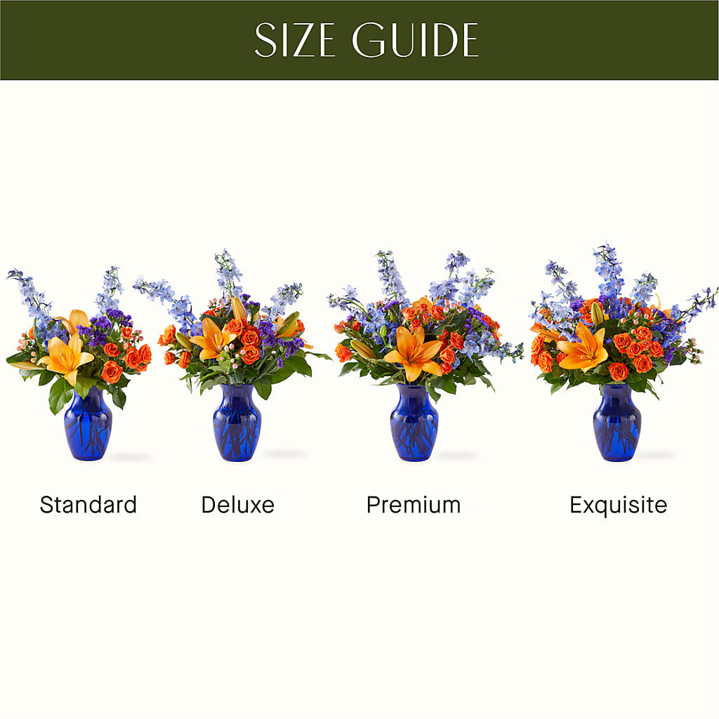 Radiant Citrus Bouquet – LEE'S FLORIST & GREENHOUSE, Center Line MI