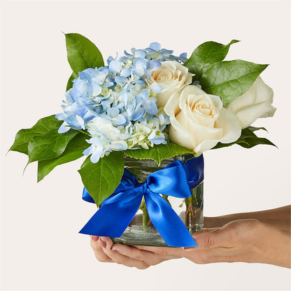 Sky Blue Delight Bouquet – LEE'S FLORIST & GREENHOUSE, Center Line MI