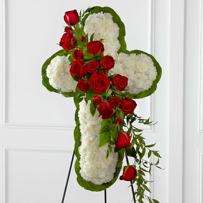 Floral Cross Easel – LEE'S FLORIST & GREENHOUSE, Center Line MI