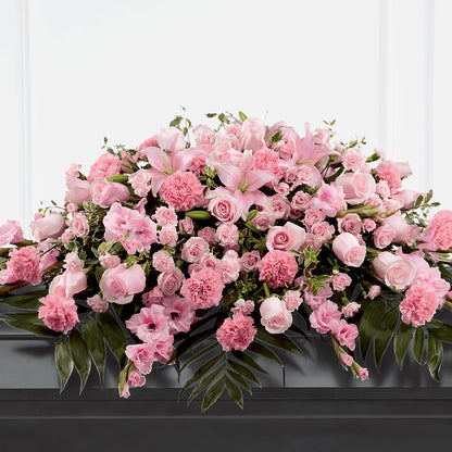 Garden of Comfort Casket Spray (Standard) – LEE'S FLORIST & GREENHOUSE, Center Line MI