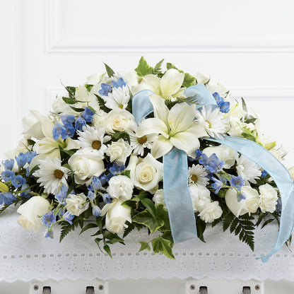 Tender Treasure Casket Spray – LEE'S FLORIST & GREENHOUSE, Center Line MI