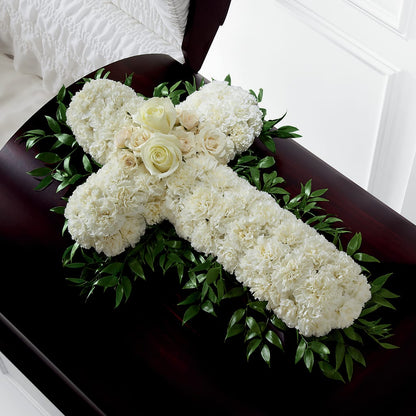 Peaceful Memories Casket Spray (Standard) – LEE'S FLORIST & GREENHOUSE, Center Line MI