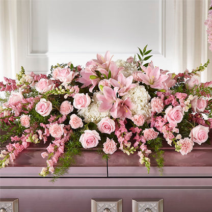 Life & Remembrance Casket Spray – LEE'S FLORIST & GREENHOUSE, Center Line MI