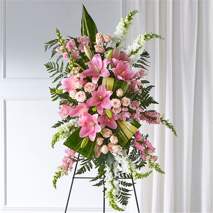 Elegant Embrace Standing Spray – LEE'S FLORIST & GREENHOUSE, Center Line MI