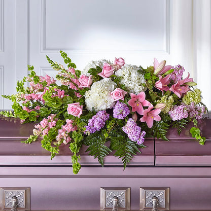 Life's Gratitude Casket Spray – LEE'S FLORIST & GREENHOUSE, Center Line MI
