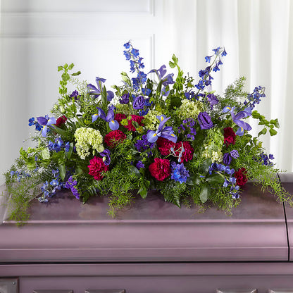 Always Treasured Casket Spray – LEE'S FLORIST & GREENHOUSE, Center Line MI