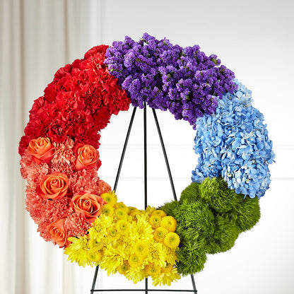 Circle of Love Wreath – LEE'S FLORIST & GREENHOUSE, Center Line MI