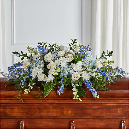 Timeless Essence Casket Spray – LEE'S FLORIST & GREENHOUSE, Center Line MI