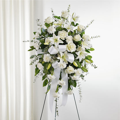 With Care Standing Spray – LEE'S FLORIST & GREENHOUSE, Center Line MI