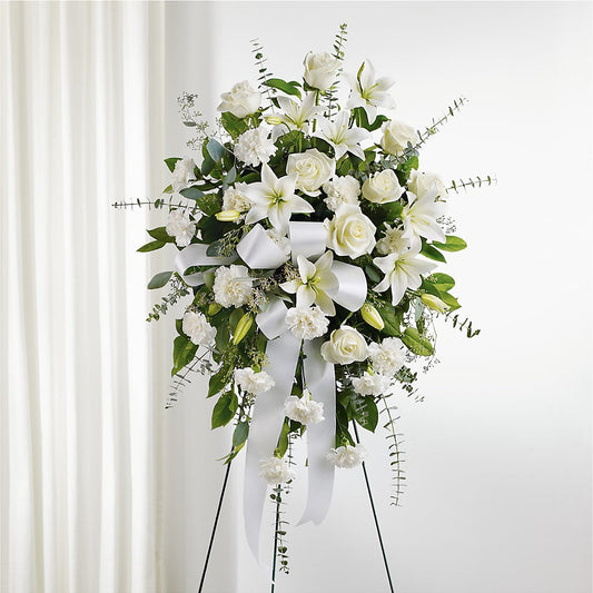 With Care Standing Spray – LEE'S FLORIST & GREENHOUSE, Center Line MI