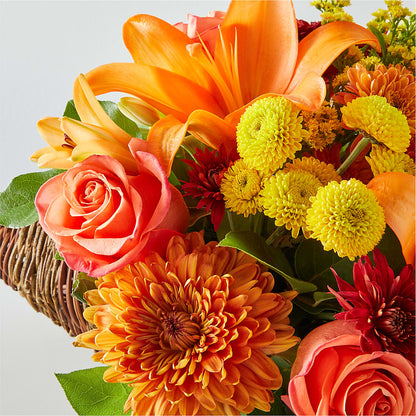 Bouquet of Blessings Cornucopia – LEE'S FLORIST & GREENHOUSE, Center Line MI
