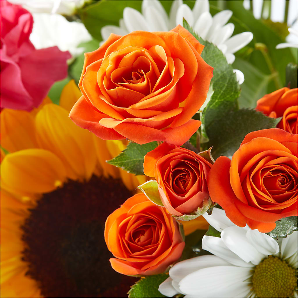 Sun-drenched Blooms Bouquet – LEE'S FLORIST & GREENHOUSE, Center Line MI