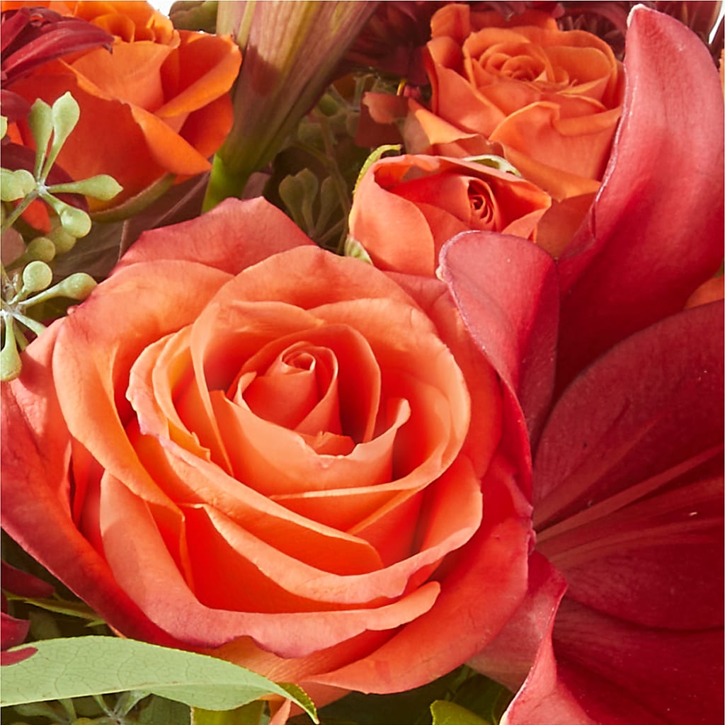 Crimson Leaves Bouquet – LEE'S FLORIST & GREENHOUSE, Center Line MI