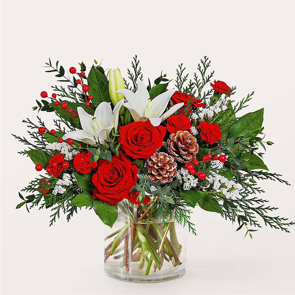 Best in Snow Bouquet – LEE'S FLORIST & GREENHOUSE, Center Line MI