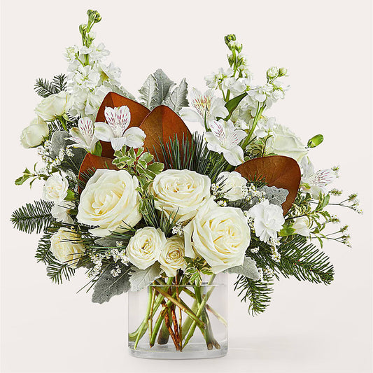 Fresh Snowfall Bouquet – LEE'S FLORIST & GREENHOUSE, Center Line MI