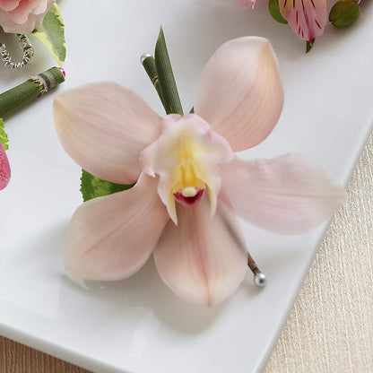 Pink Cymbidium Boutonniere – LEE'S FLORIST & GREENHOUSE, Center Line MI